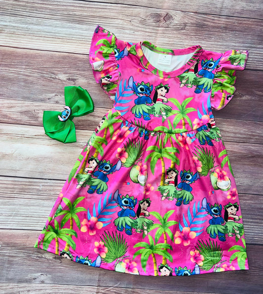 Lilo and Stitch dress and bow