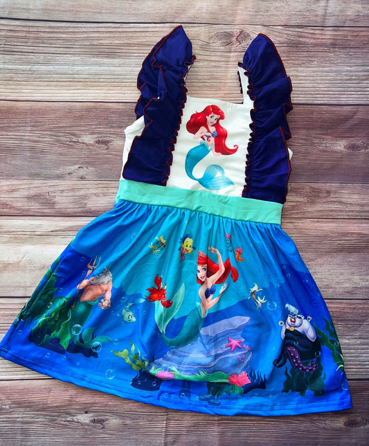 Ariel Mermaid Ruffled