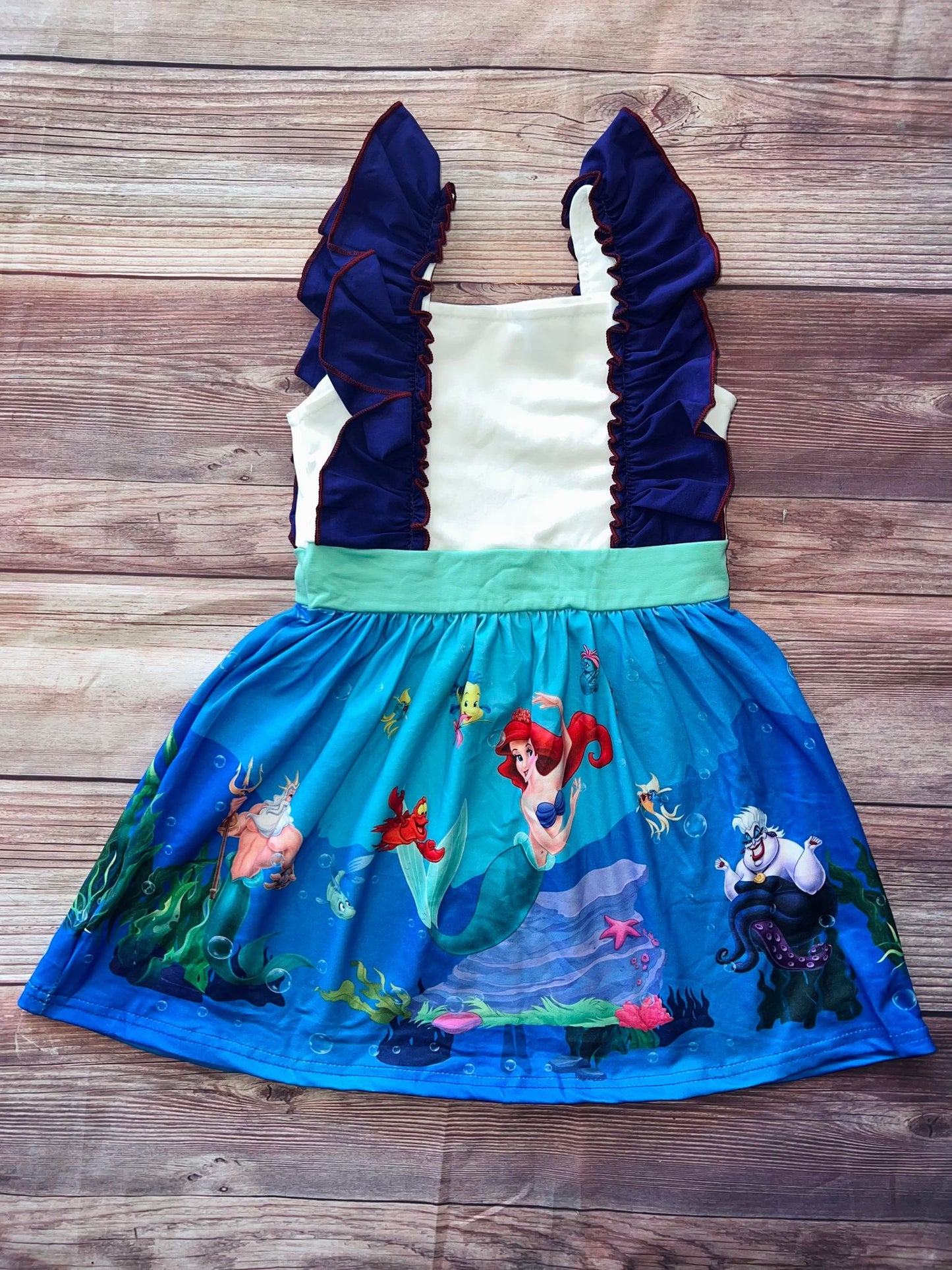 Ariel Mermaid Ruffled