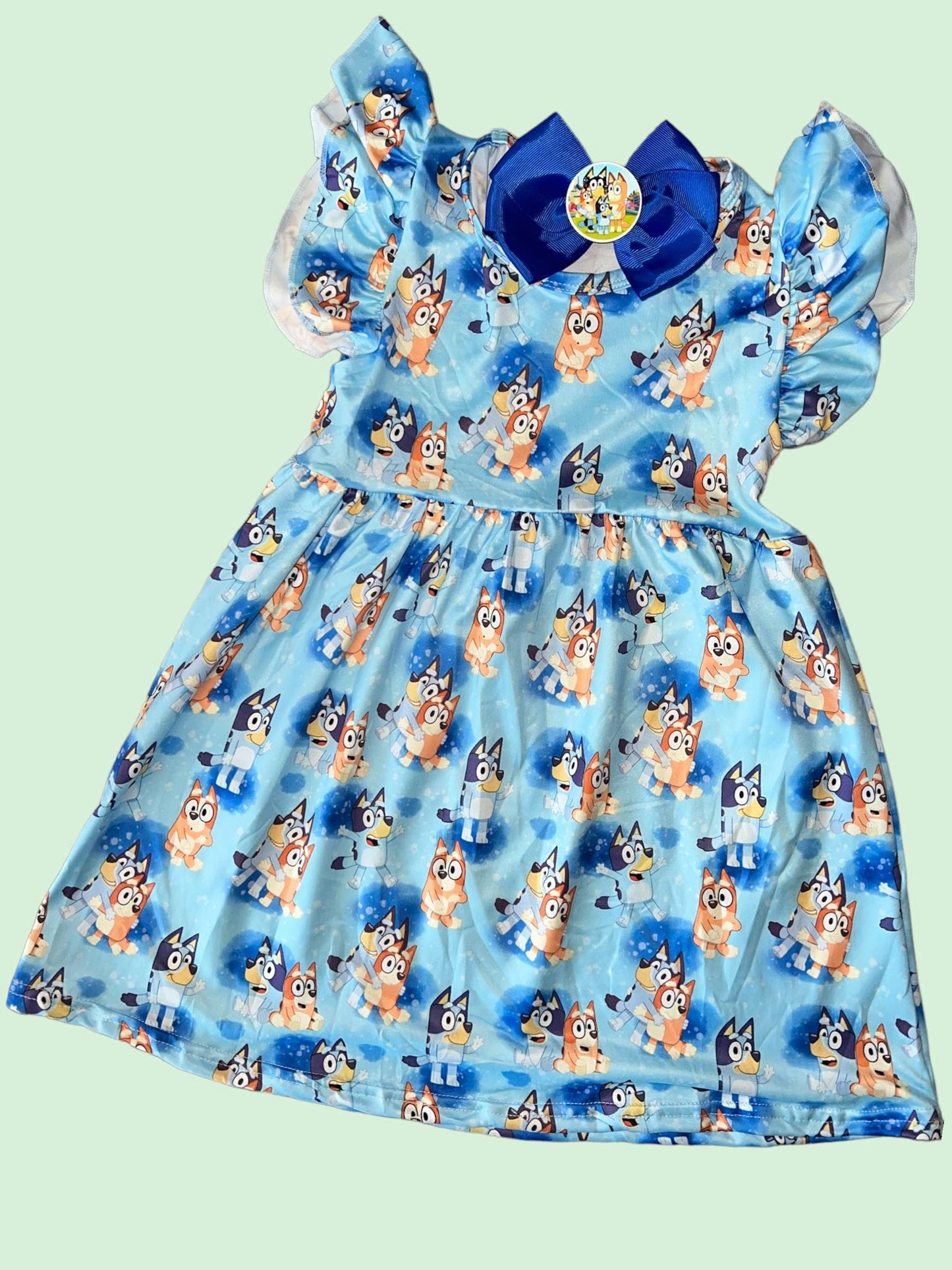 Bluey Dress and Bow