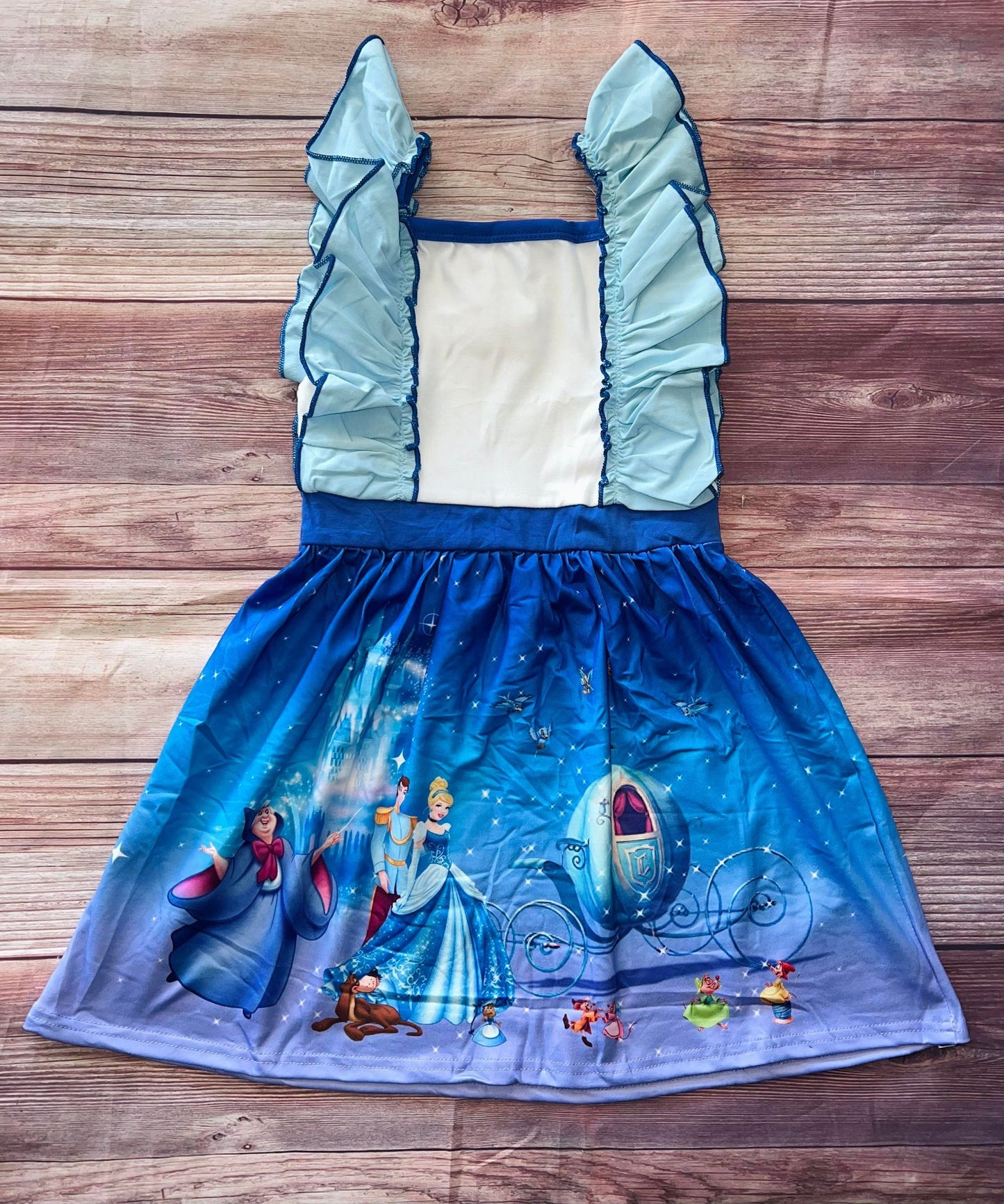 Cinderella ruffled dress