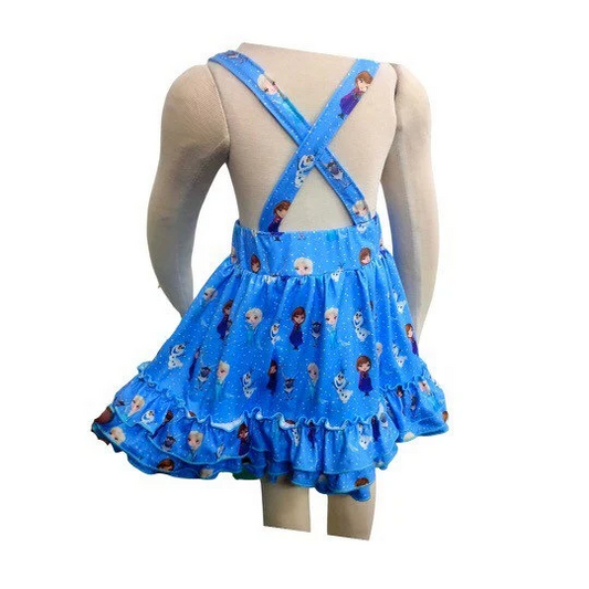 Frozen Suspender Boutique Skirt