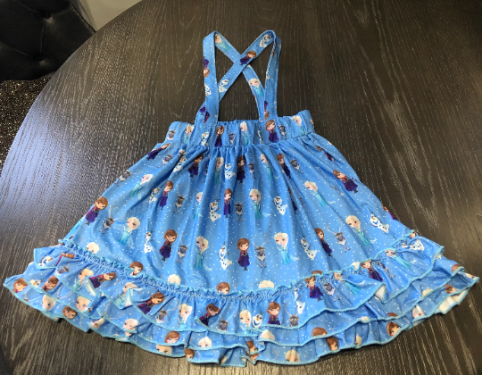 Frozen Suspender Boutique Skirt