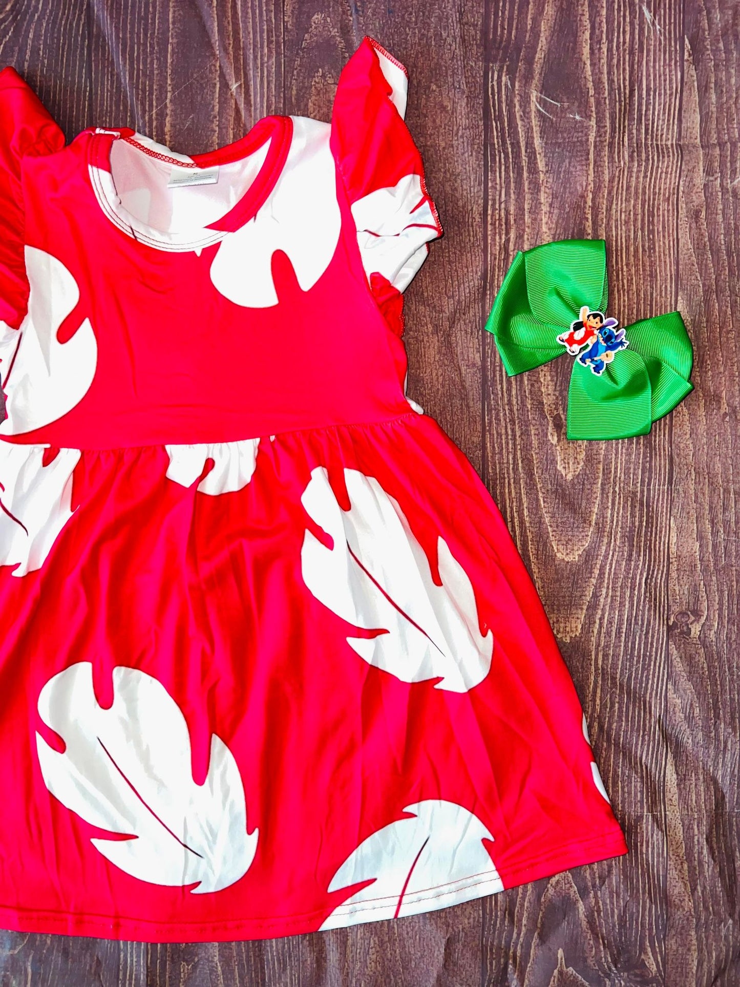 Lilo Red dress and bow