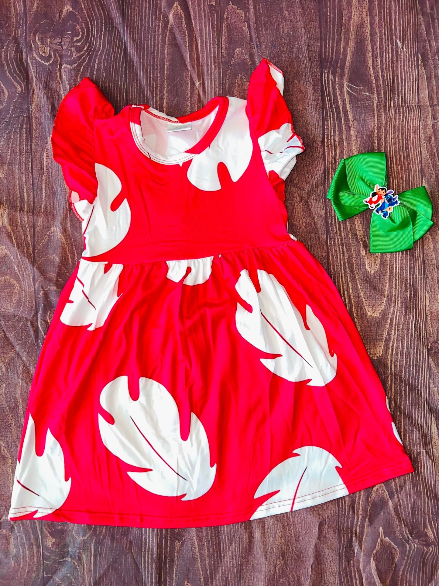 Lilo Red dress and bow